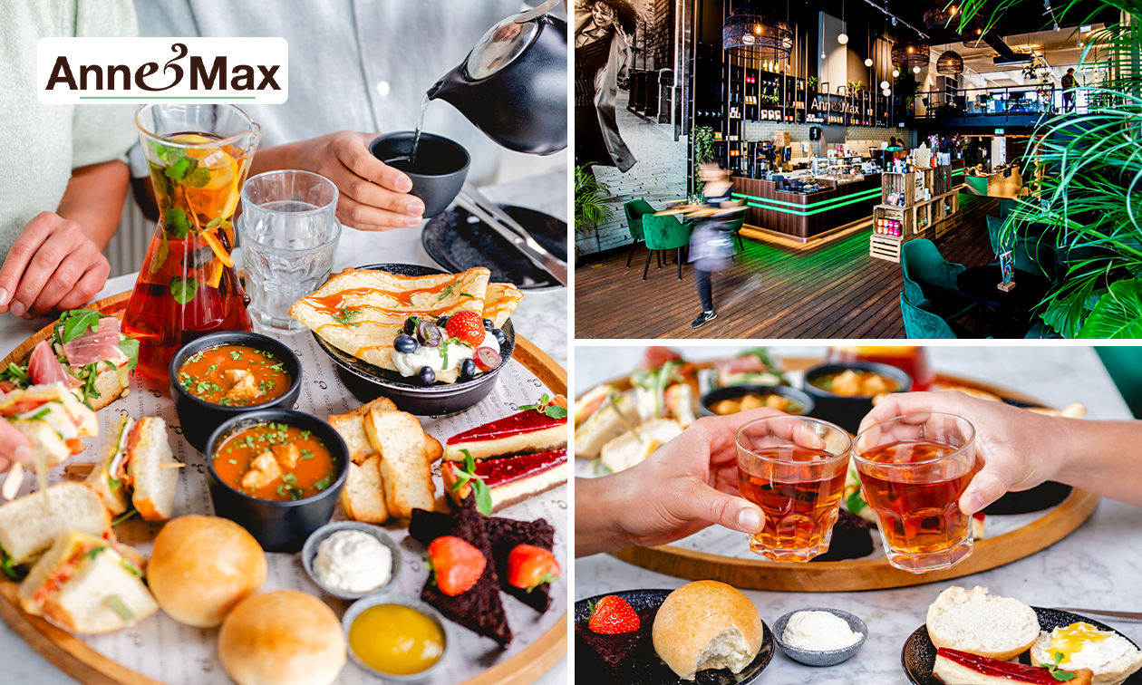 High tea inclusief onbeperkt thee bij Anne&Max Rotterdam