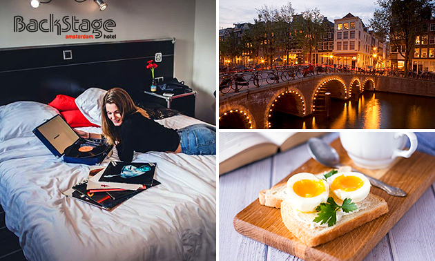 Backstage Hotel Ubernachtung Fruhstuck Sekt Fur 2 In Amsterdam Bespaar 52 In Koln Via Social Deal