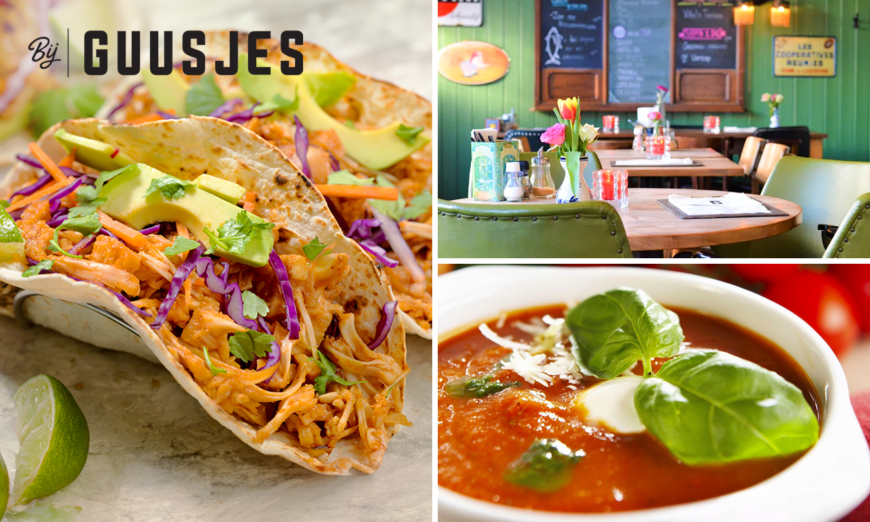 2- of 3-gangen keuzelunch bij Bij Guusjes