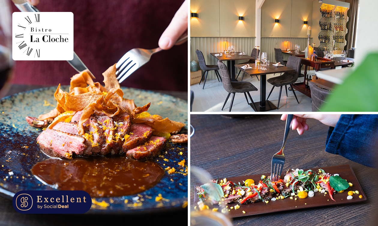 4-gangendiner van de chef + brood + amuse bij Bistro La Cloche