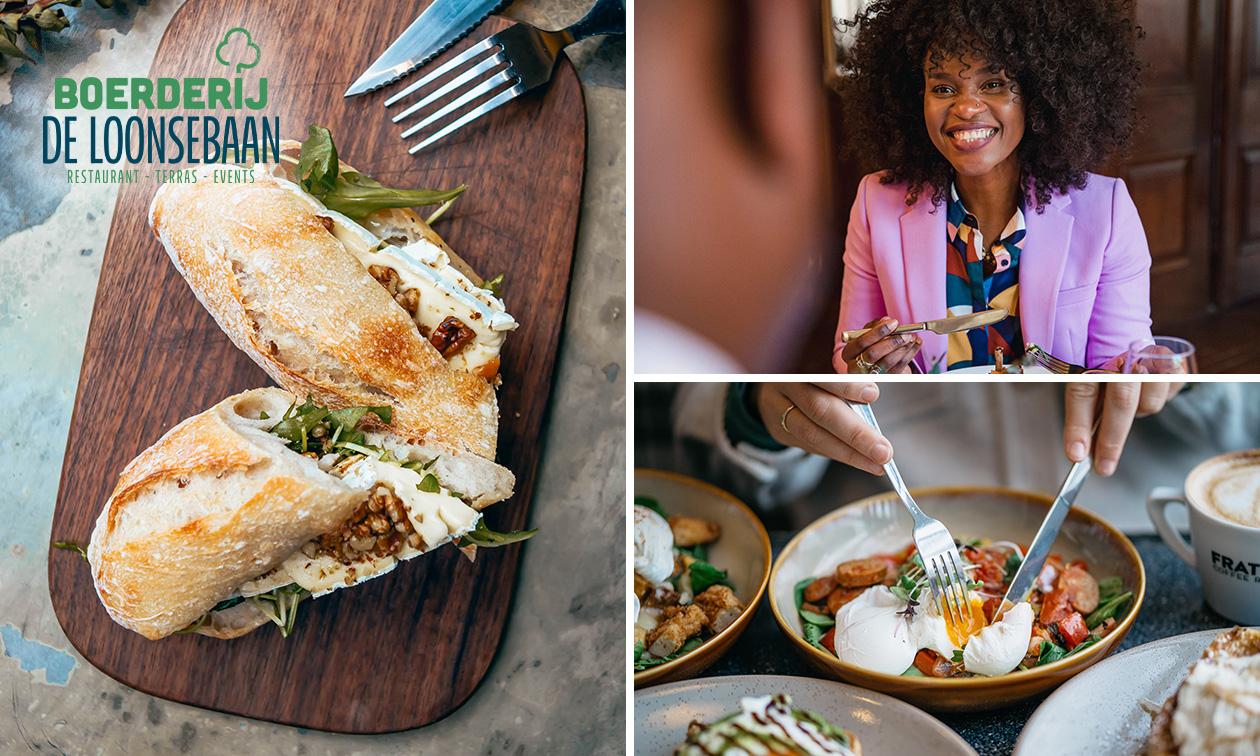 2-gangen keuzelunch bij Boerderij De Loonsebaan
