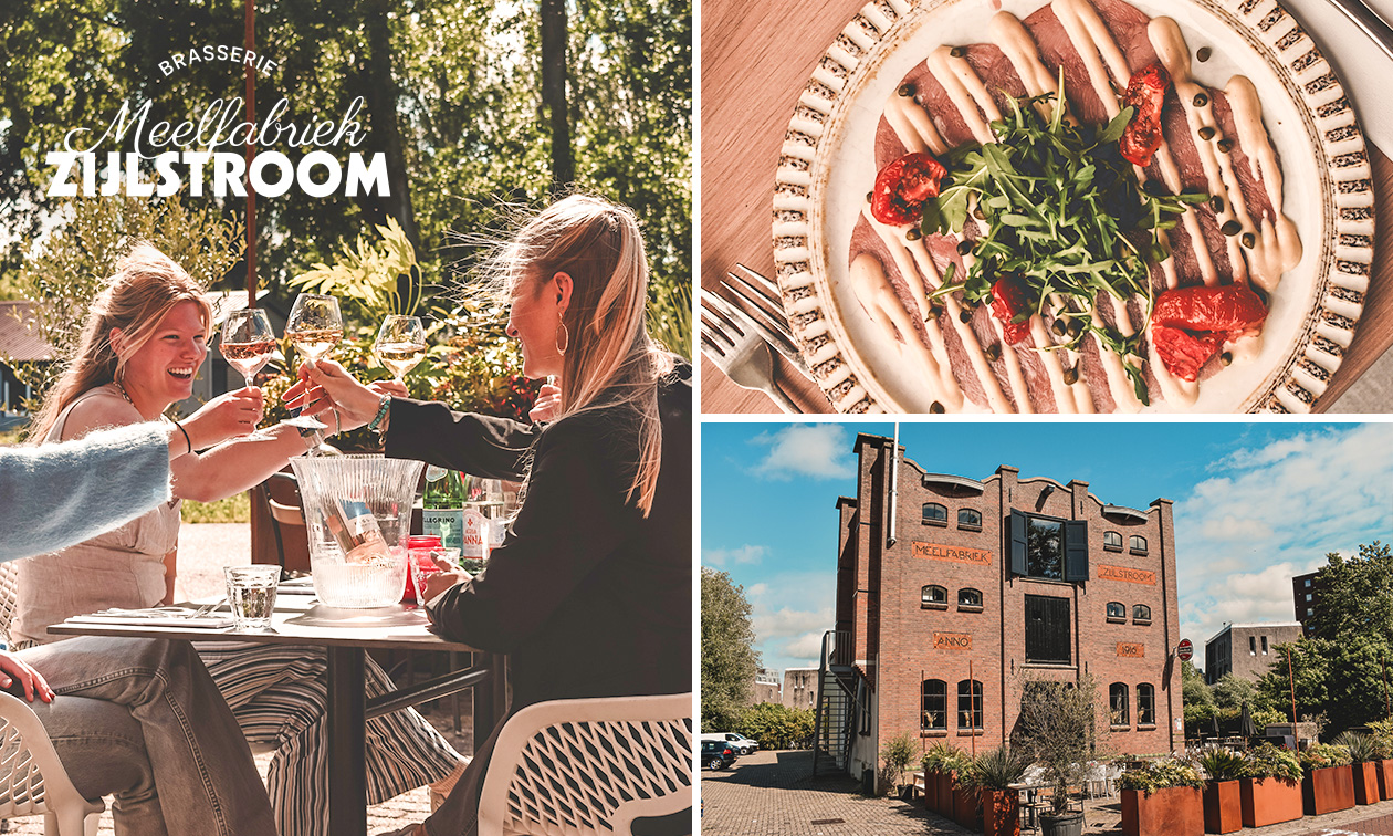 2-gangen keuzelunch bij Brasserie Meelfabriek Zijlstroom
