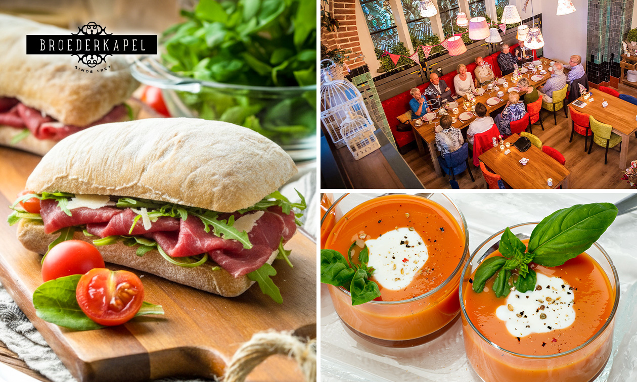 Ontbijt- of lunchplank bij Broederkapel