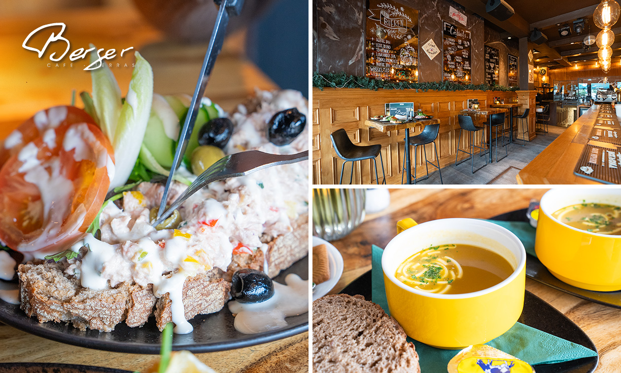 2- of 3-gangen keuzelunch bij Café Berger aan het Plein in Den Haag