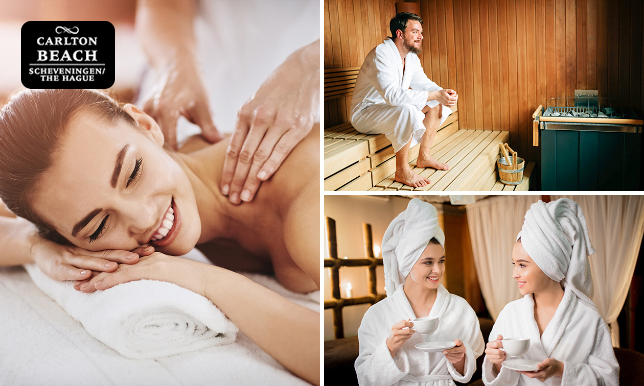 Carlton Beach Health Centre, Saunadag + prosecco + massage bij Carlton