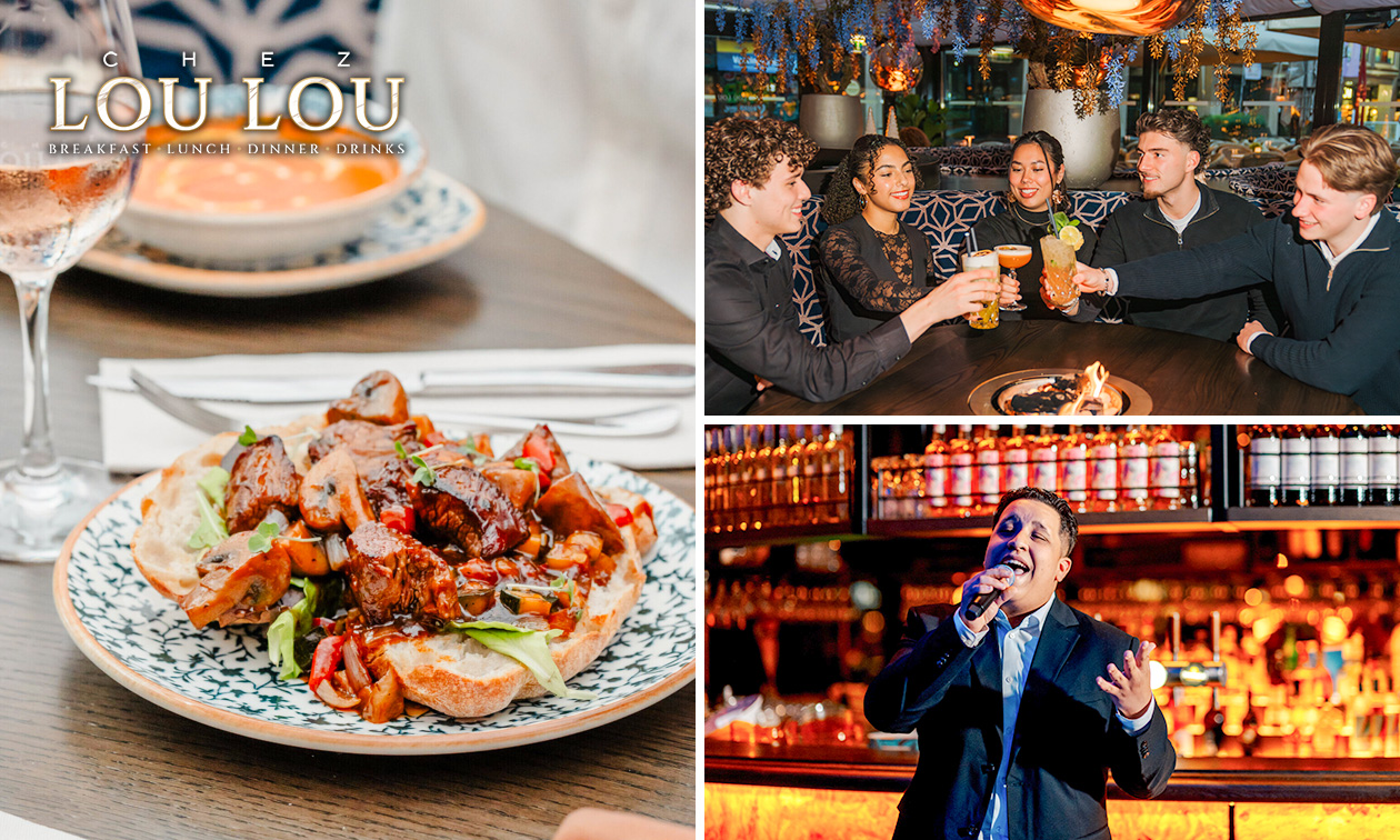 2-gangenlunch bij Chez Lou Lou in hartje Zoetermeer