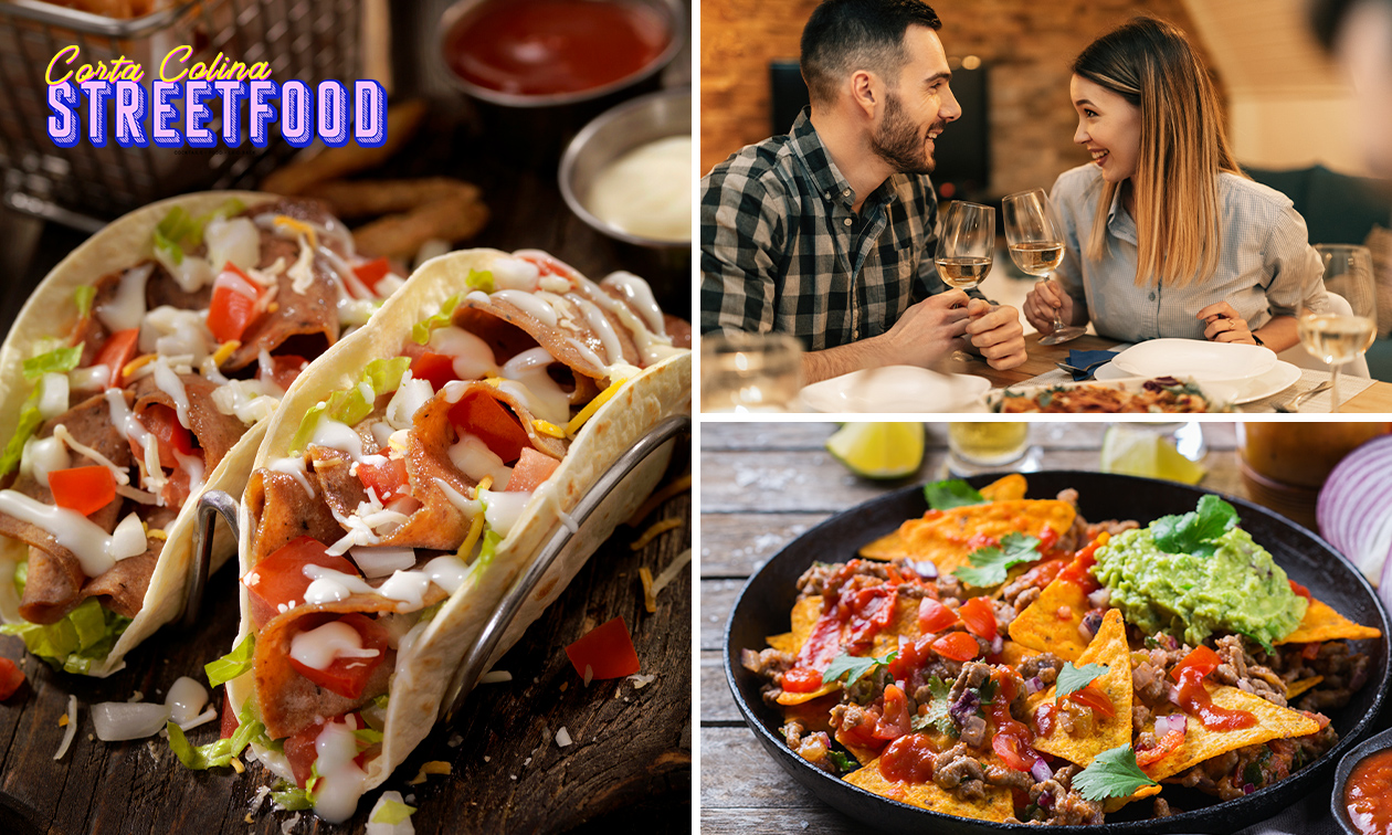 3-gangen keuzediner bij Corta Colina Streetfood