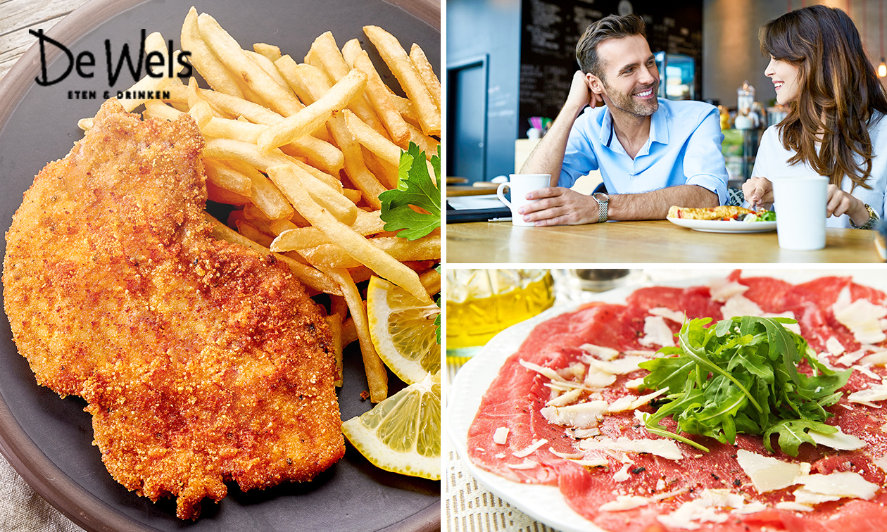 3-gangen keuzediner bij De Wels Eten & Drinken