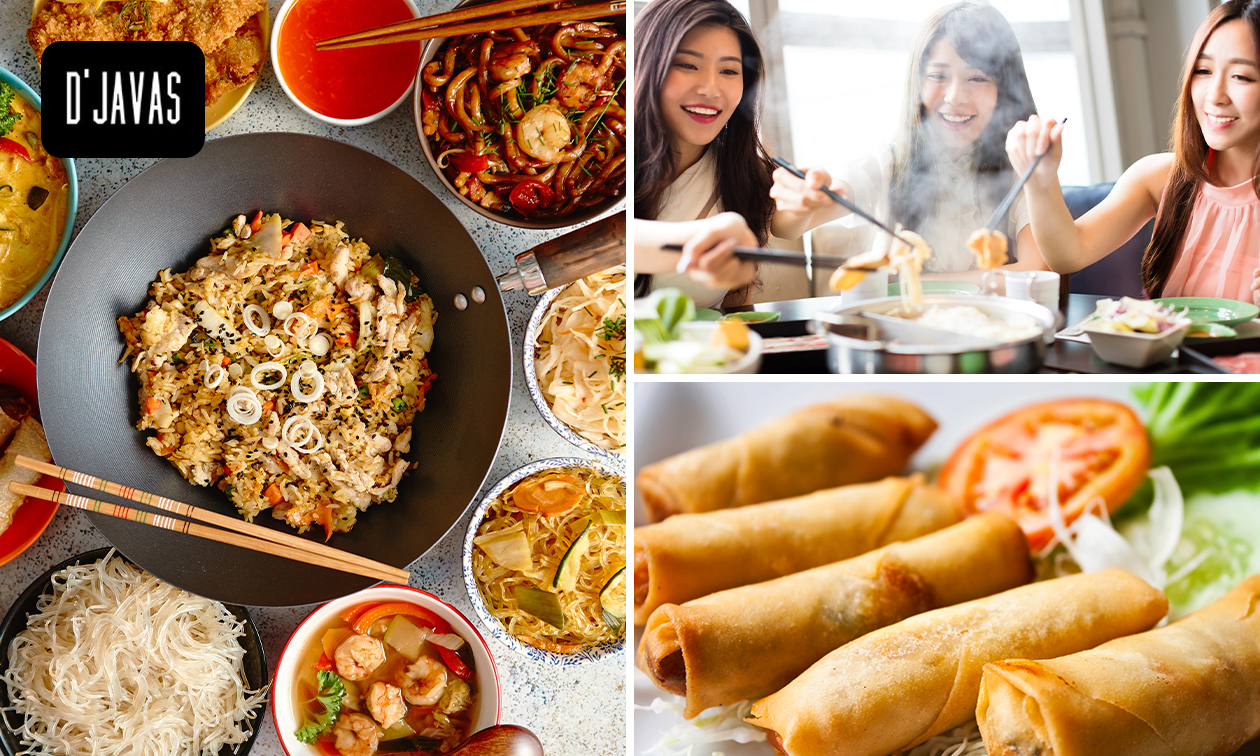 Indonesisch 2-gangen rijsttafeldiner bij D'Javas in hartje Den Haag