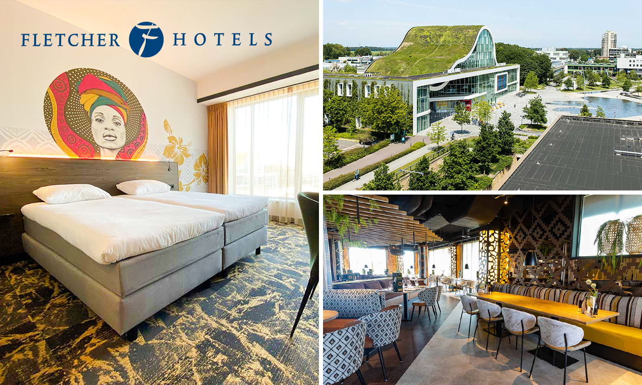 Fletcher HotelRestaurant ByZoo Emmen, Übernachtung für 2 + Frühstück