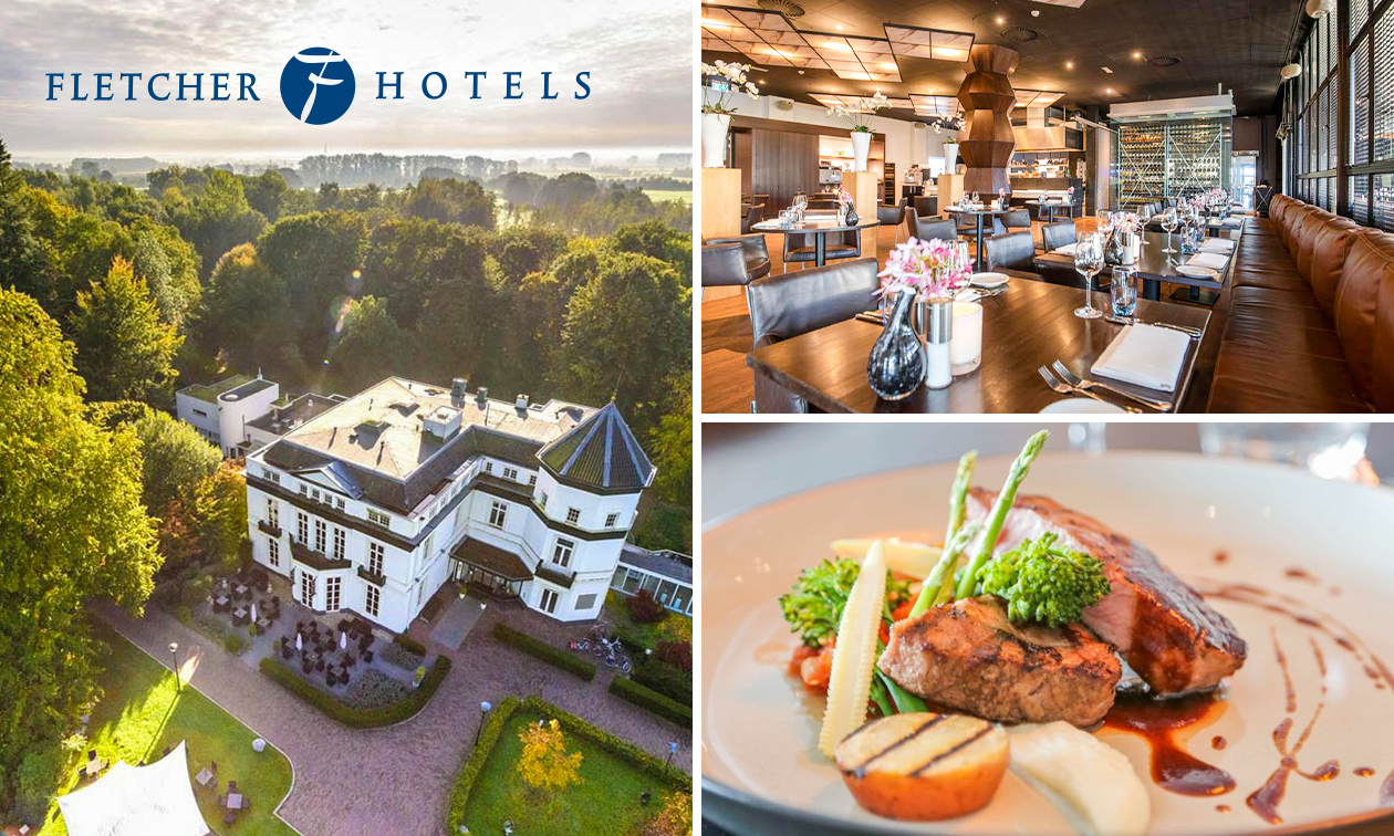 Fletcher Hotels, 3gangen Fletcher's Keuzemenu bij Fletcher Hotels