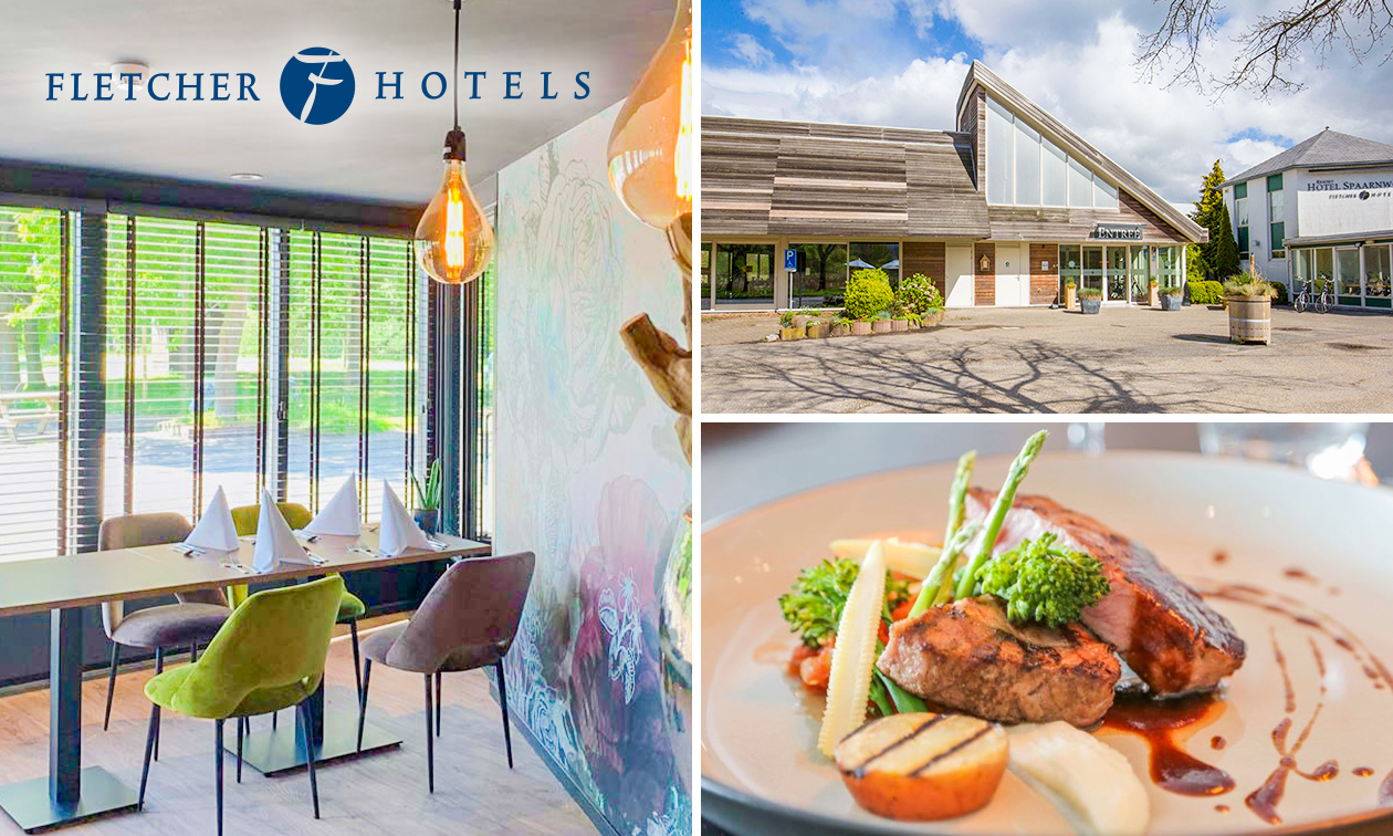 Fletcher Hotels, 3gangen Fletcher's Keuzemenu bij Fletcher Hotels