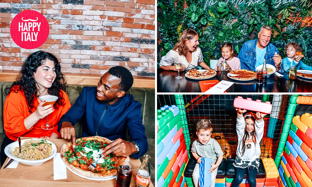 2-gangendiner à la carte bij Happy Italy Den Bosch