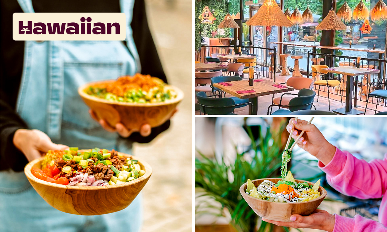 2 medium pokébowls naar keuze bij Hawaiian Poké Bowl