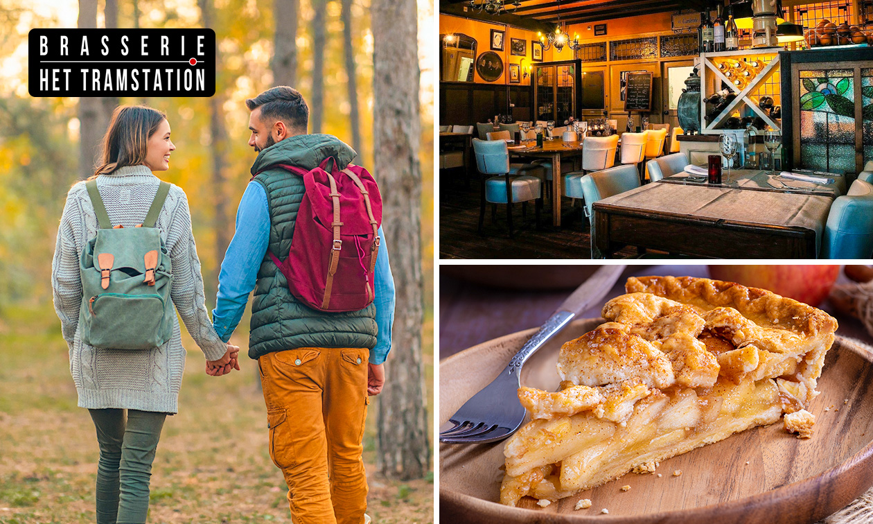 Winterwandeling + warme drank + gebak + lunchplank bij Het Tramstation