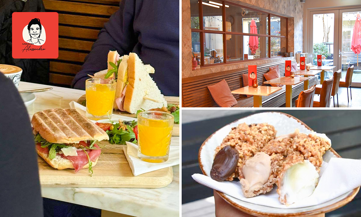 Lunchplank bij IJssalon Alessandro