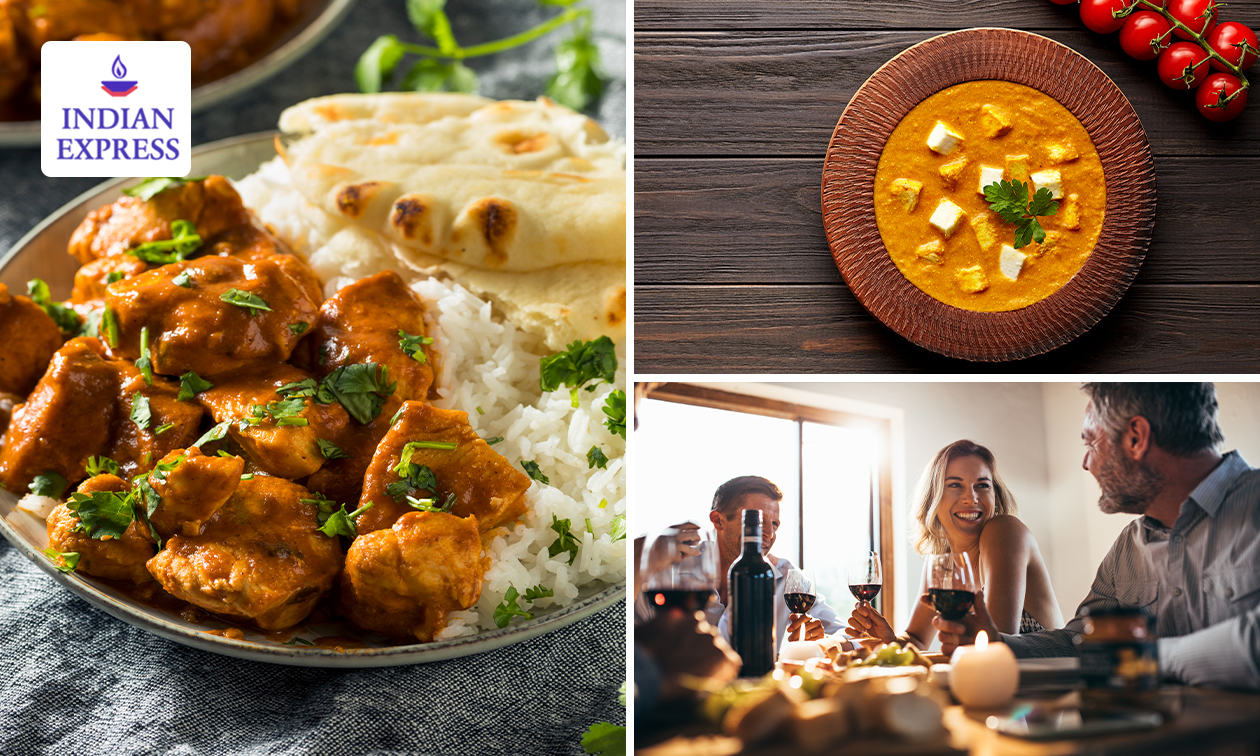 2-, 3- of 4-gangendiner bij Indian Express