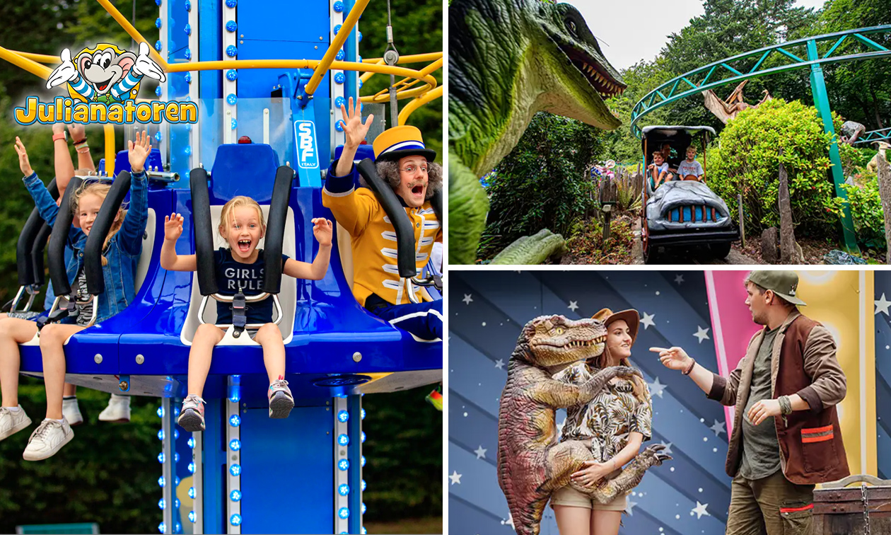 Kinderpretpark Julianatoren, Entree Dino Première Avond bij