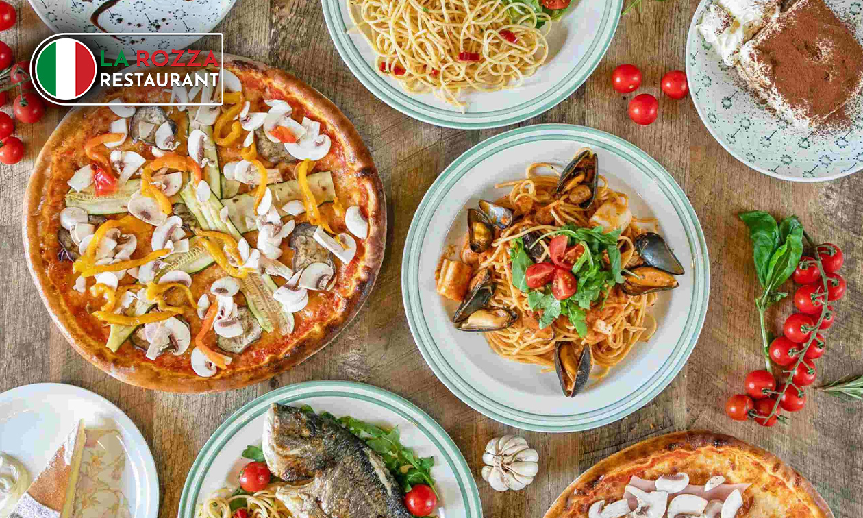 2-gangen keuzediner + koffie/thee bij La Roza