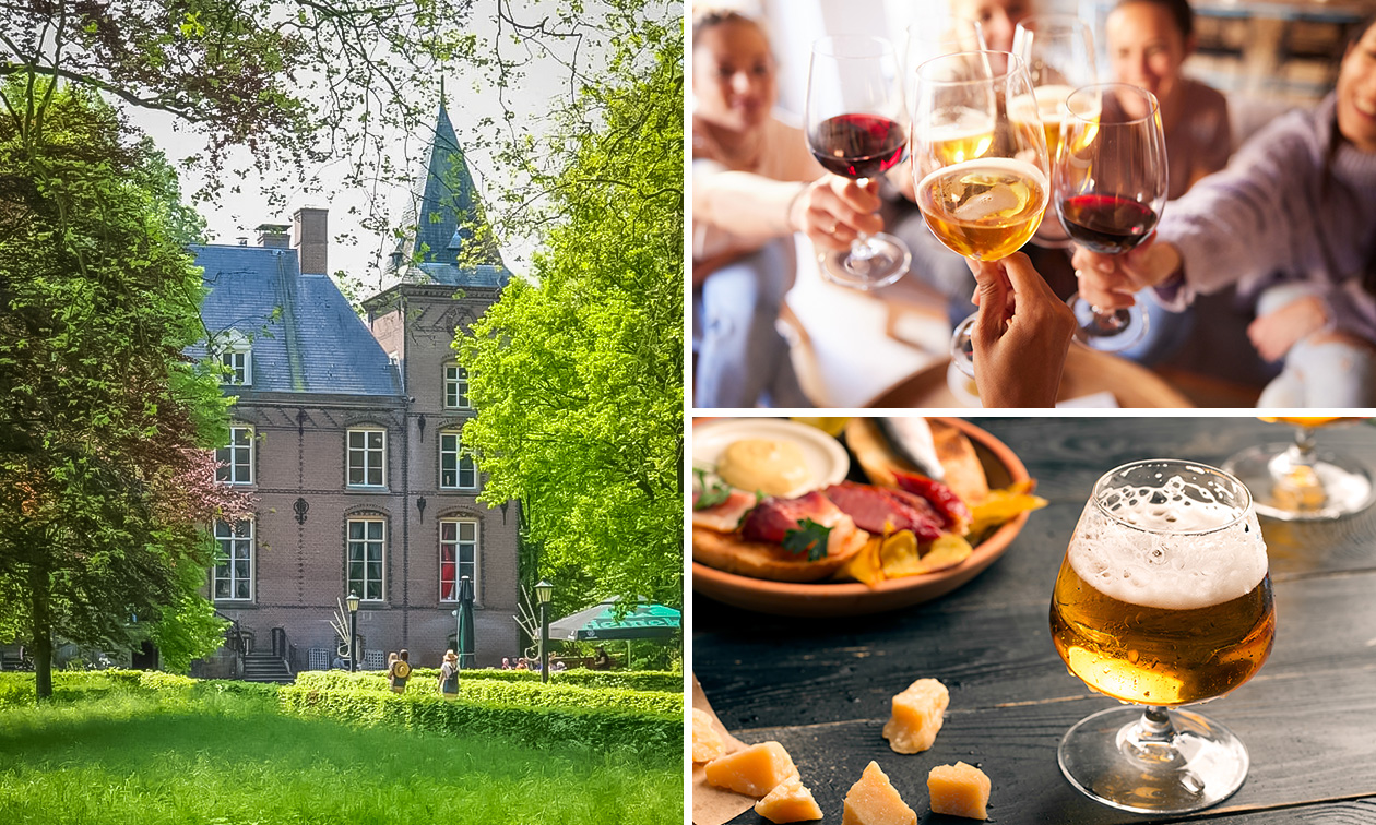 Bier- of wijnproeverij bij Lunchroom De Twaalf Trappisten