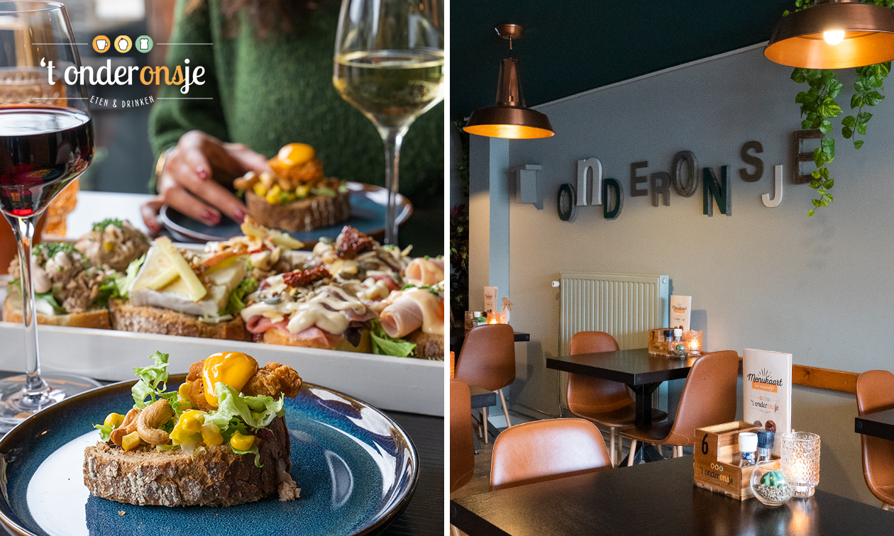 Lunchplateau bij Lunchroom ‘t Onderonsje