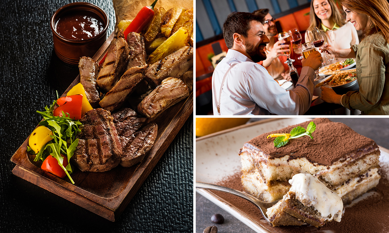 Meat 'N' Greek, Griechisches 3GängeMenü nach Wahl Spare 27 in Aachen