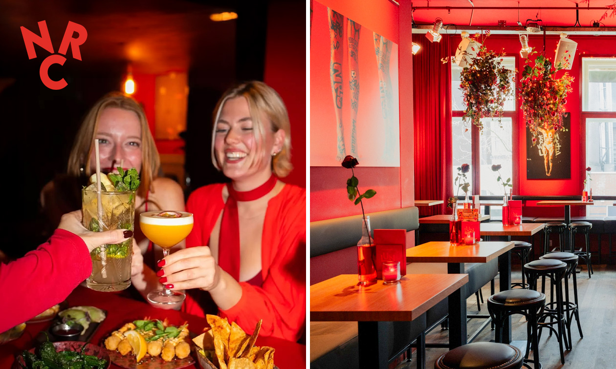 Borrelplank + cocktail of bier/wijn bij NRC - Nieuw Rotterdams Café
