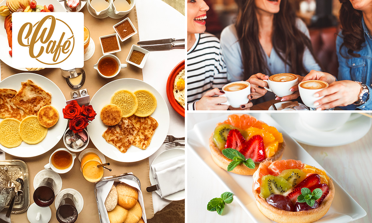 Marokkaans ontbijt of koffie + gebak naar keuze