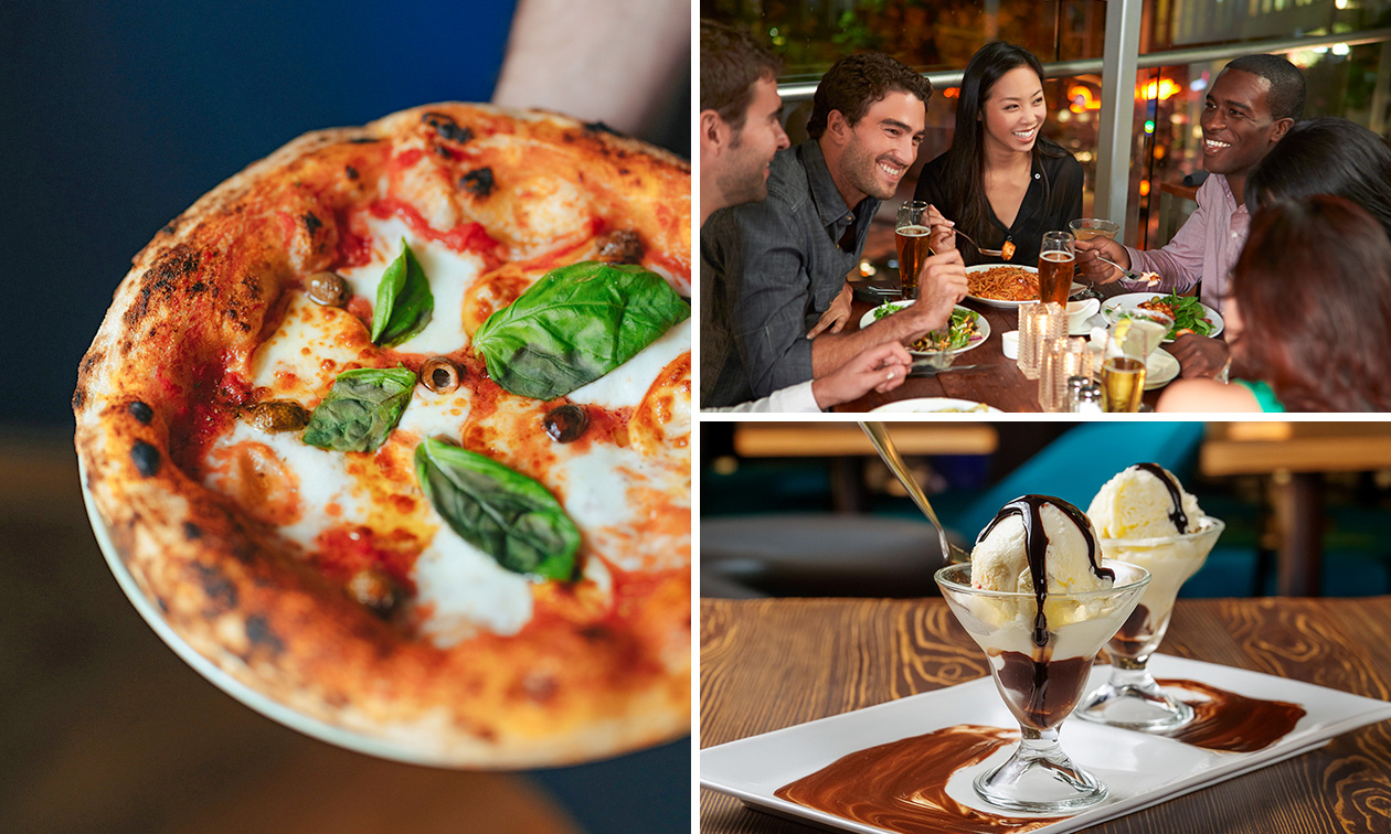 Italiaans 2- of 3-gangendiner à la carte bij Pizzaria Buona Fortuna