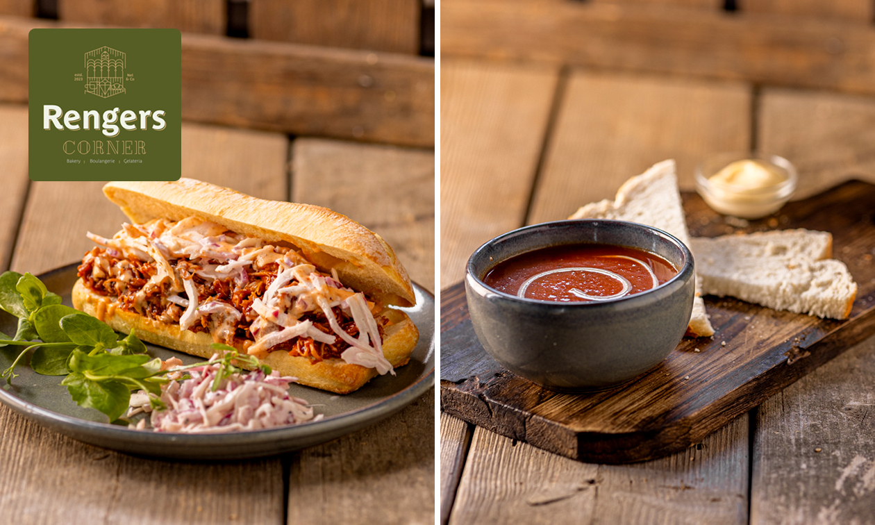 2-gangen keuzelunch vlak bij het Eemmeer