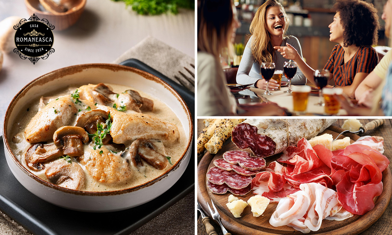 Roemeens 3-gangen keuzediner bij Restaurant Casa Romanaesca