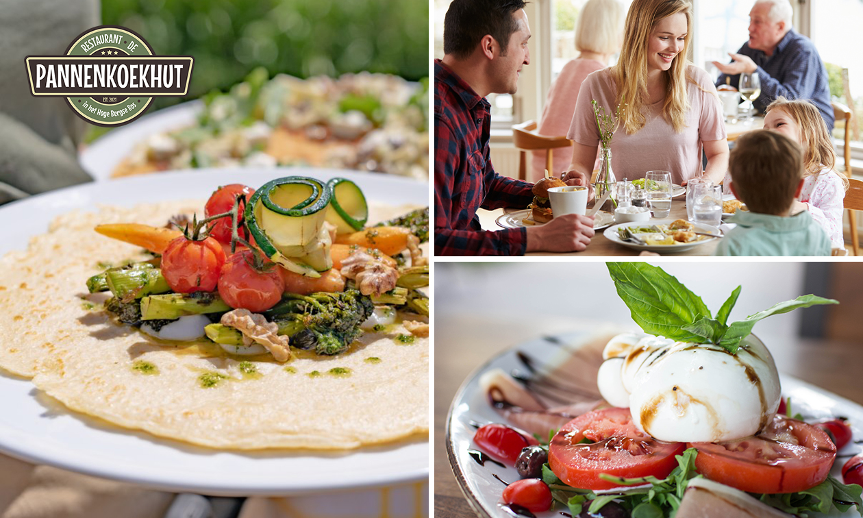 2- of 3-gangen keuzelunch of -diner bij Restaurant De Pannenkoekhut