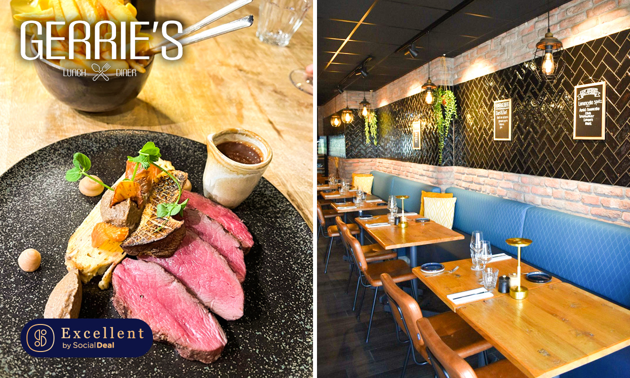 3- of 4-gangen keuzelunch of -diner + amuse bij Restaurant Gerrie's