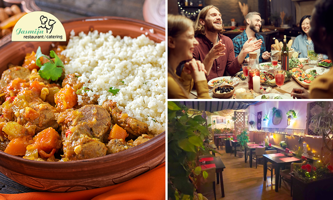 Mediterraan 3-gangen keuzediner bij Jasmijn