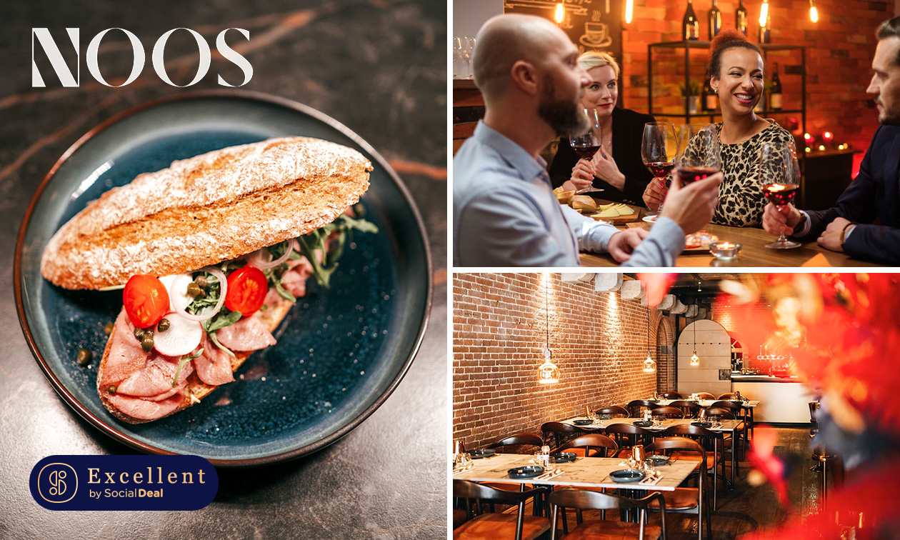 12-uurtje of 2-gangenlunch bij Restaurant Noos