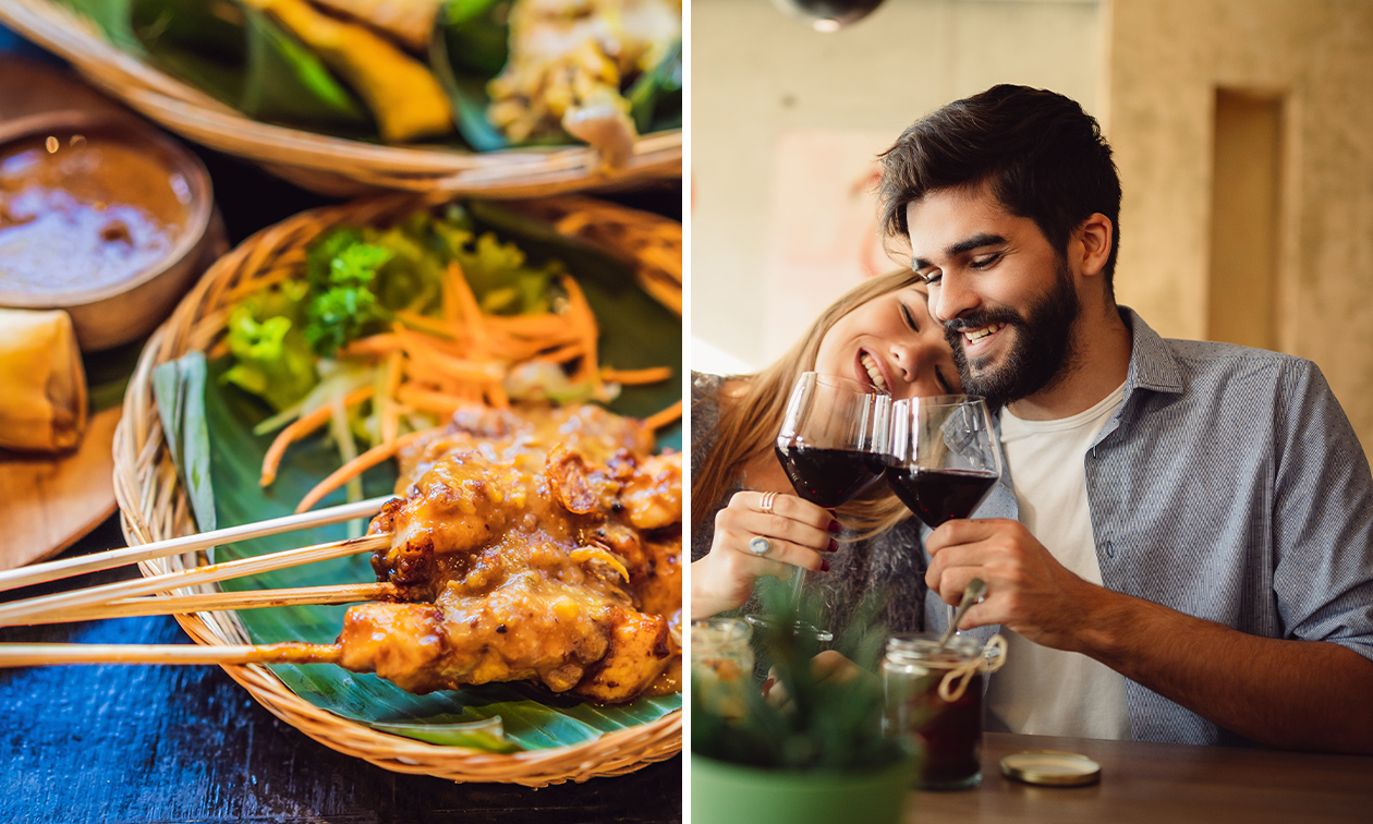 Indonesisch 3-gangen tapasdiner bij Restaurant Satéhuis