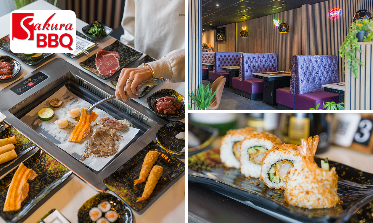 All-You-Can-Eat (2,5 uur) bij Sakura Koreaanse BBQ