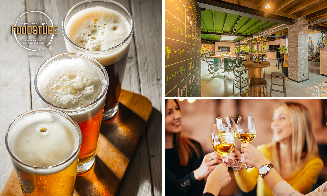 High beer, -wine of -cocktail bij STREETFOODBAR Foodstube Kamperland