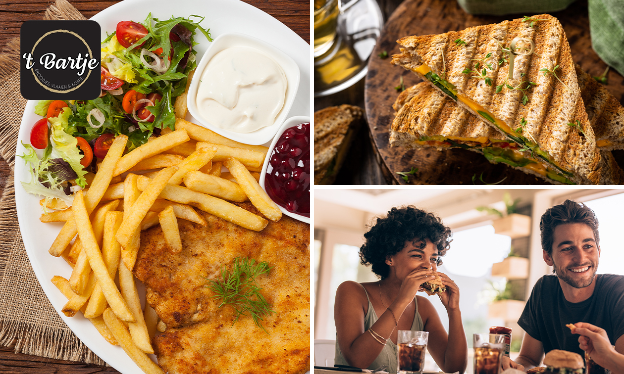 2-of 3-gangenlunch of 3-gangendiner bij 't Bartje Den Bosch