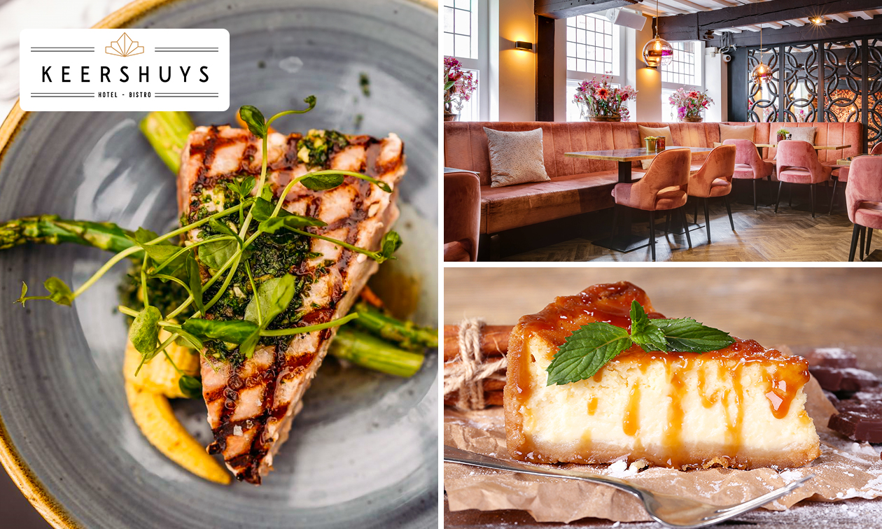 3-gangen keuzediner bij Bistro ´t Keershuys