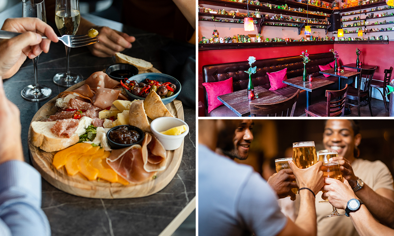 Luxe borrelplank + drankje bij 't Opkikkertje