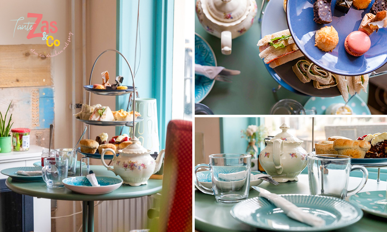 Mini-high tea (1,5 uur) bij Tante Zas & Co Vianen