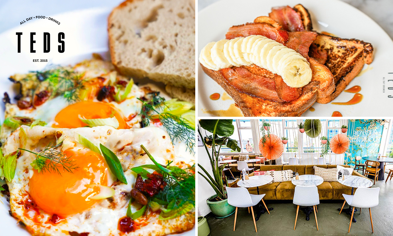 Brunch- of lunchgerecht naar keuze bij Teds in hartje Rotterdam
