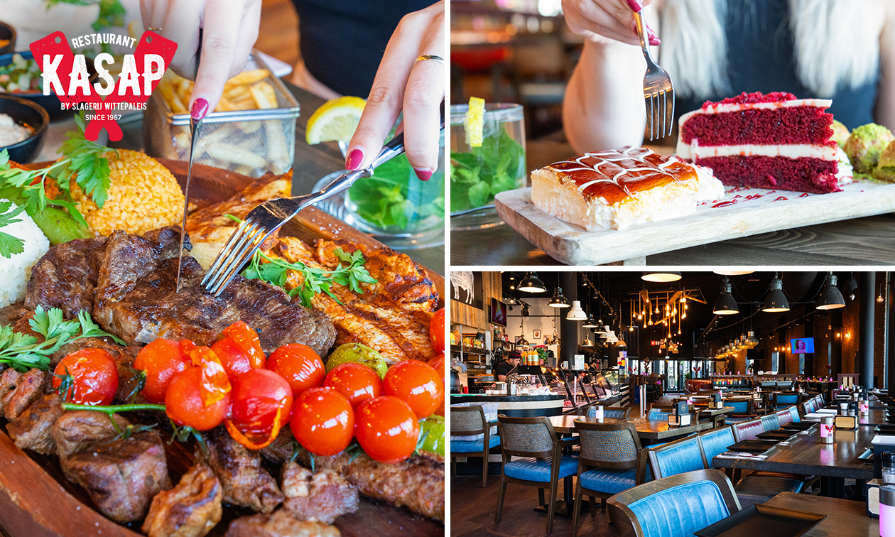 Dinerbon t.w.v. €30 te besteden bij Turks Restaurant Kasap in Utrecht