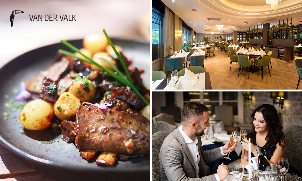 3-gangen keuzediner bij Van der Valk