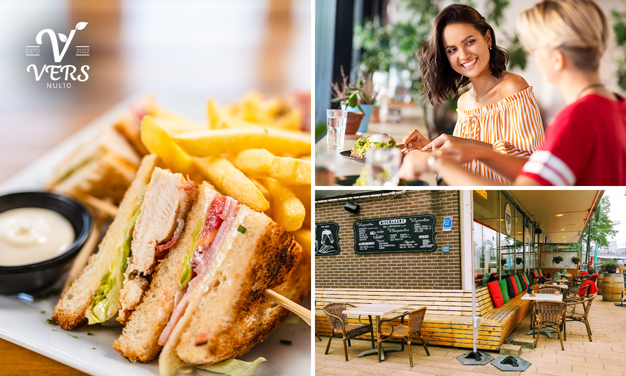 2-gangen keuzelunch bij VersNul10