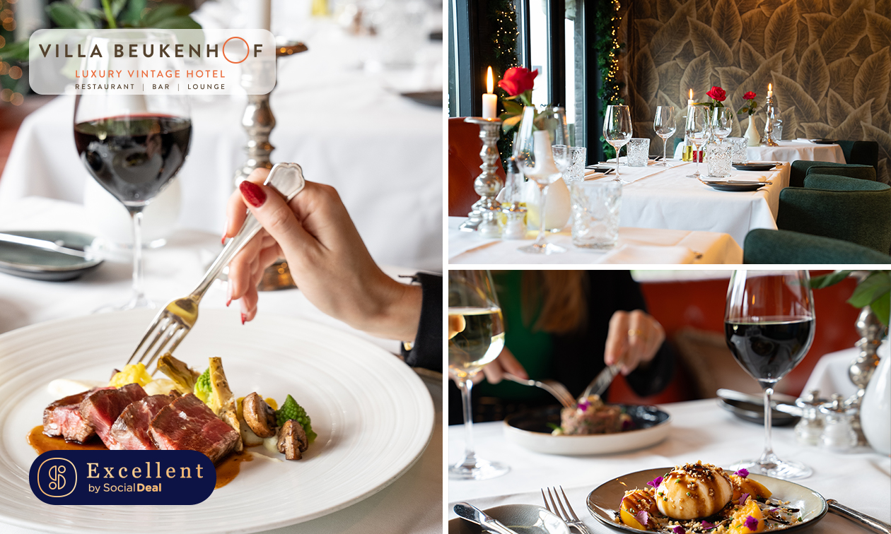 5-gangendiner van de chef + amuse + bubbels bij Villa Beukenhof